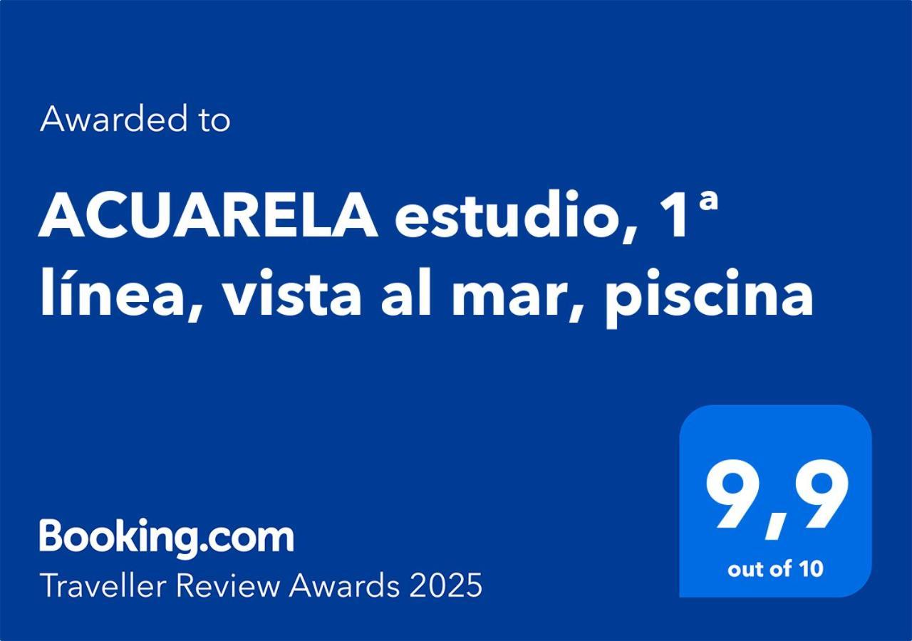Acuarela Estudio, 1ª Linea, Vista Al Mar, Piscina Appartement *